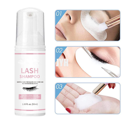pulitrice Lash Shampoo Lash Foam Cleanser di estensione del ciglio del vegano 60ml