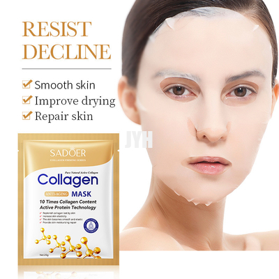 Prodotti di cura di pelle dell'OEM di MSDS che idratano lo strato facciale della maschera del collagene antinvecchiamento