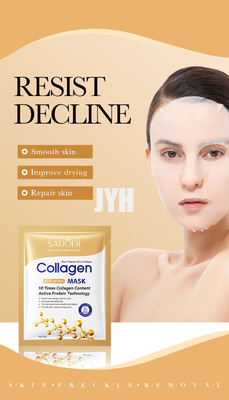 Prodotti di cura di pelle dell'OEM di MSDS che idratano lo strato facciale della maschera del collagene antinvecchiamento