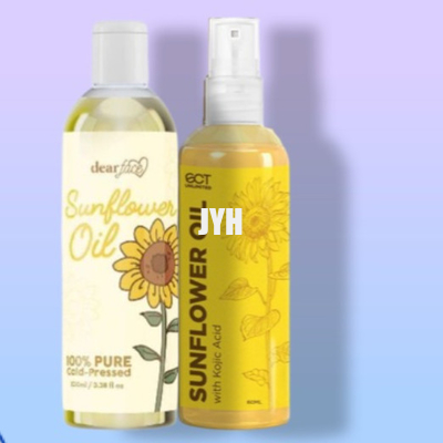 60ml olio puro organico del trasportatore dell'olio di girasole 100% che nutrisce per i capelli del fronte della pelle