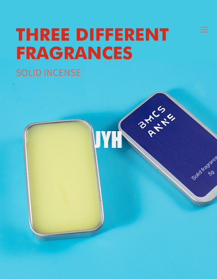 Balsamo naturale del profumo di viaggio solido dell'OEM 10mL per le donne degli uomini