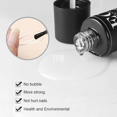 Il chiodo multifunzionale del rinforzo della mano di fondo fornisce di punta l'etichetta privata Crystal Gel Glue del gel della colla