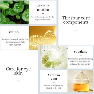 crema dell'occhio del retinolo 30G scura sotto borsa antinvecchiamento veloce dell'occhio del dispositivo di rimozione della grinza di istante dei cerchi dell'occhio l'anti
