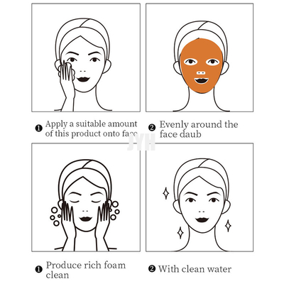 Testa nera facciale di raffreddamento di Clay Mask Acne Treatment Remove della bolla di ossi in profondità che pulisce