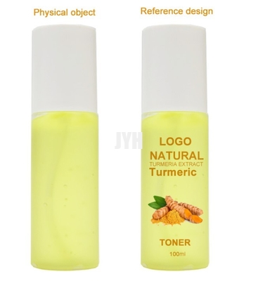 Toner per la cura della pelle per il trucco del viso da 100 ml Toner alla curcuma illuminante idratante