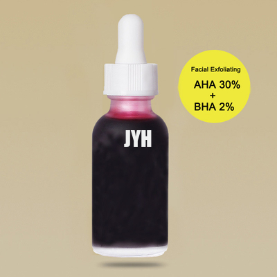 MSDS OEM Prodotti per la cura della pelle Neutro AHA Liquido acido della frutta Ammorbidisce le cuticole Rimuove l'acne I punti neri Essenza facciale