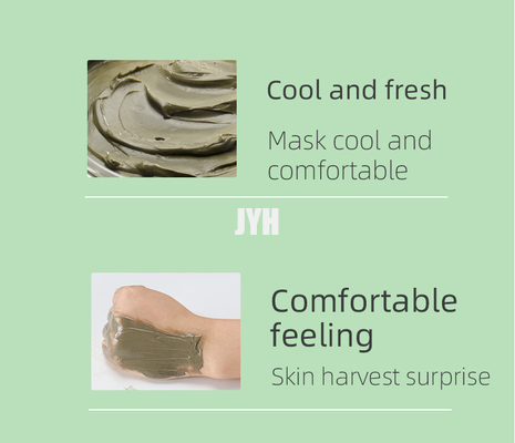 Acne anti di pulizia Clay Mask Face Mung Bean facciale che purifica maschera verde