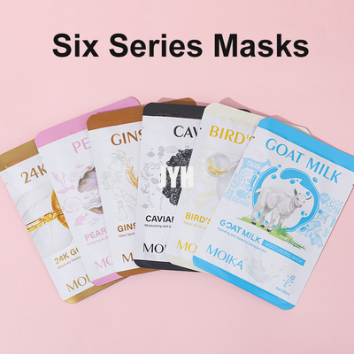 Maschera di protezione d'idratazione coreana di cura di pelle dello strato di carta facciale della maschera di bellezza dell'OEM