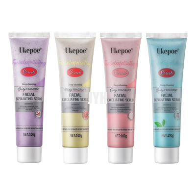 100g Sugar Whipped Organic Facial Scrub Exfolianting che imbianca il corpo sfregano