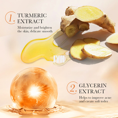 cura di pelle crema facciale della curcuma 50G che imbianca la crema di fronte di trattamento dell'acne