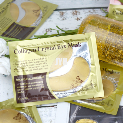 Il gel Maskss del collagene di bellezza della maschera di occhio dell'oro del ODM 24k rattoppa lo strato per Puffiness
