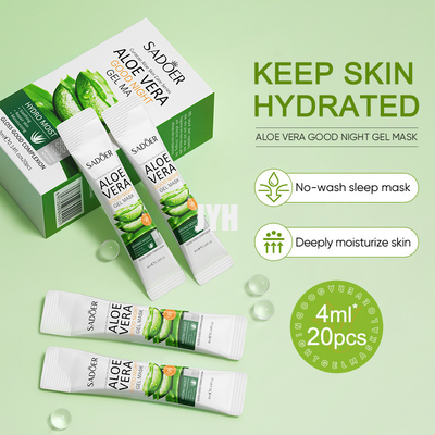 Aloe d'idratazione d'imbiancatura coreano Vera Skin Care Mask dello strato facciale della maschera di bellezza