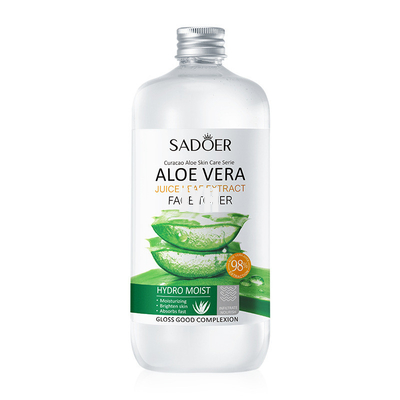 toner facciale naturale di cura di pelle di Vera Gel Toner Essence Face dell'aloe 500ml