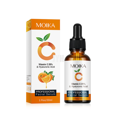 30 ml di siero di lucentezza del viso con vitamina C e acido ialuronico