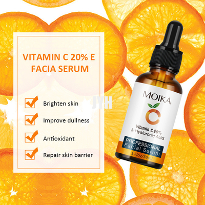 30 ml di siero di lucentezza del viso con vitamina C e acido ialuronico