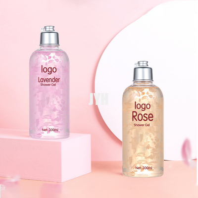 300ml Prodotti per la cura della pelle OEM Petal Perfume Pulizzante Idratante Gel per doccia