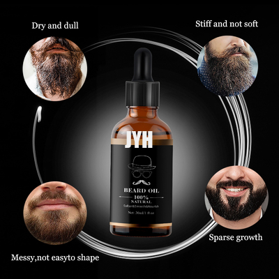 Olio 100% naturale per rinforzare la barba con argano organico